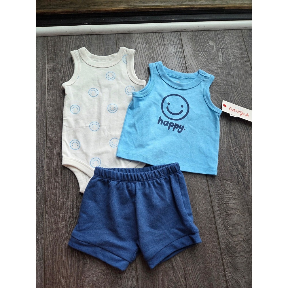 Cat and jack baby boy set 0-3‎ mos